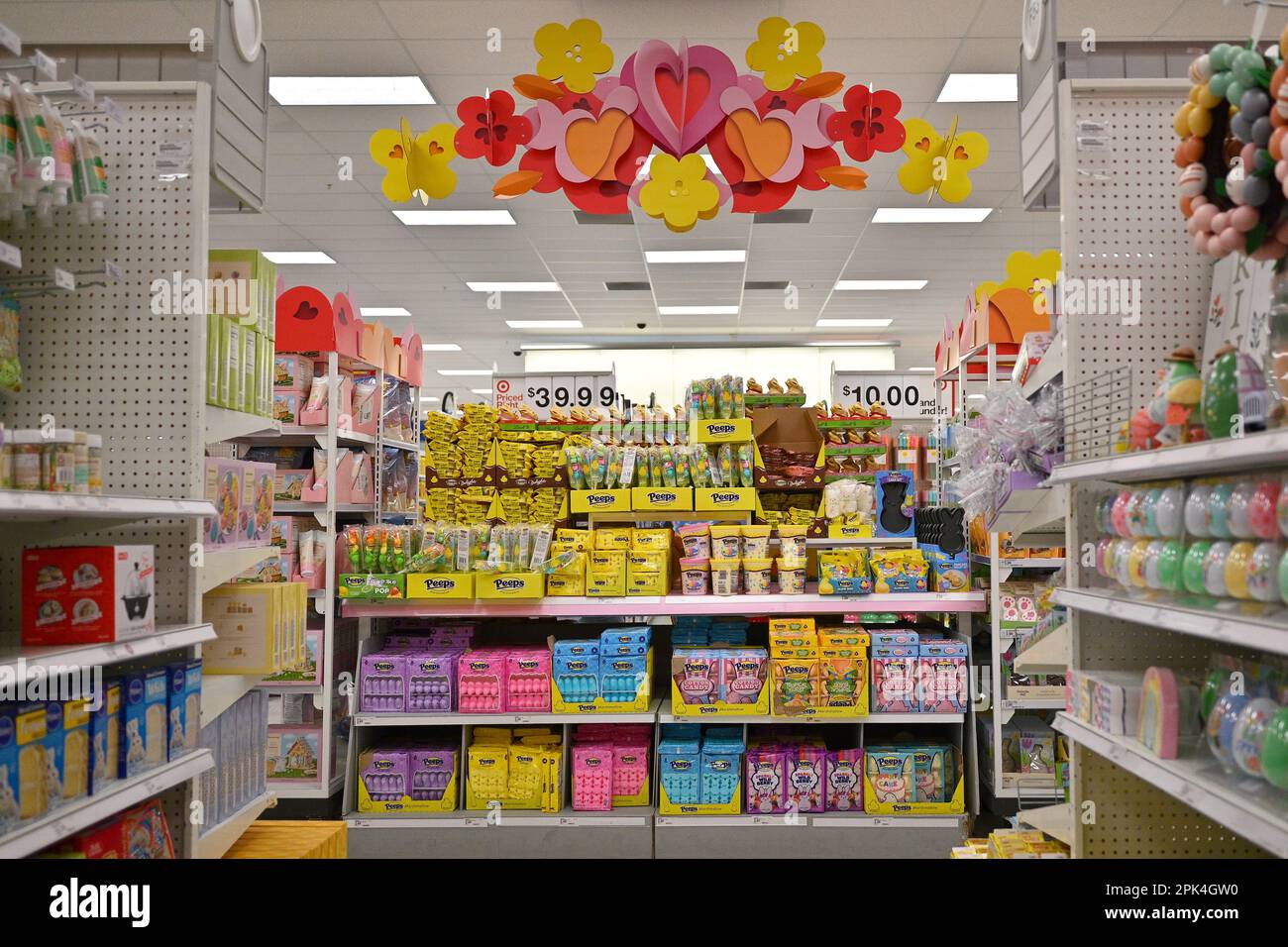 Albuquerque, United States. 05th Apr, 2023. Easter candy is displayed
