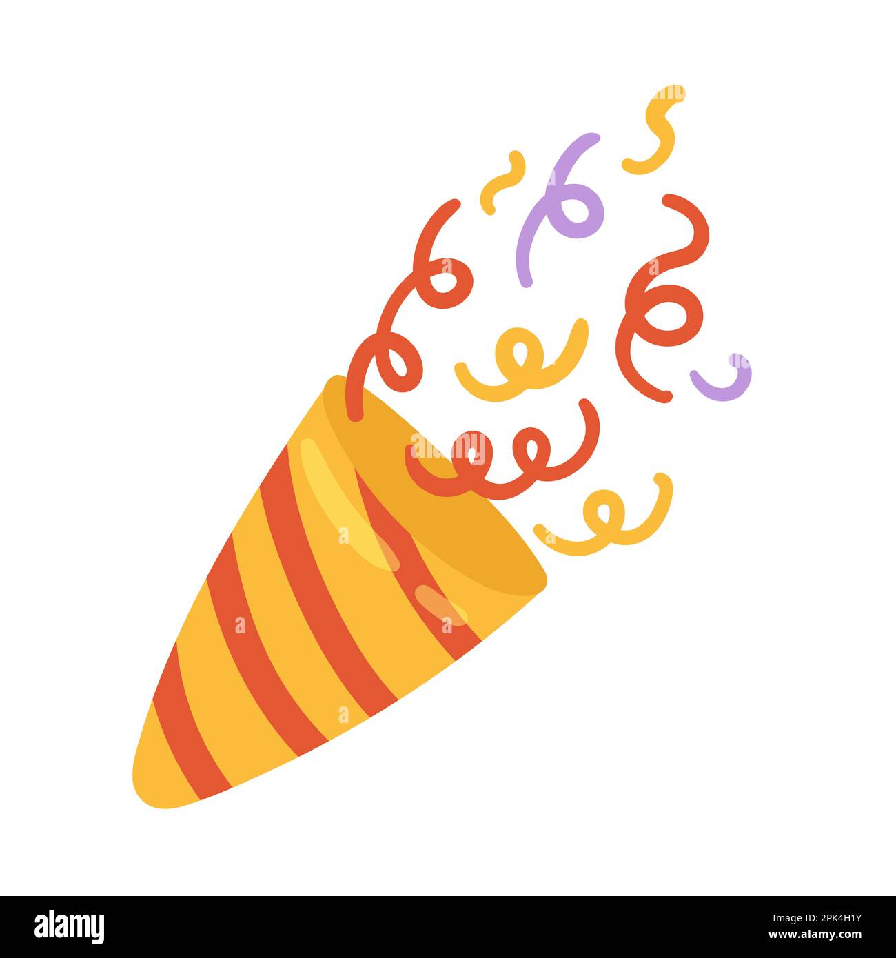 Birthday party confetti. Celebrating decoration, having fun, party