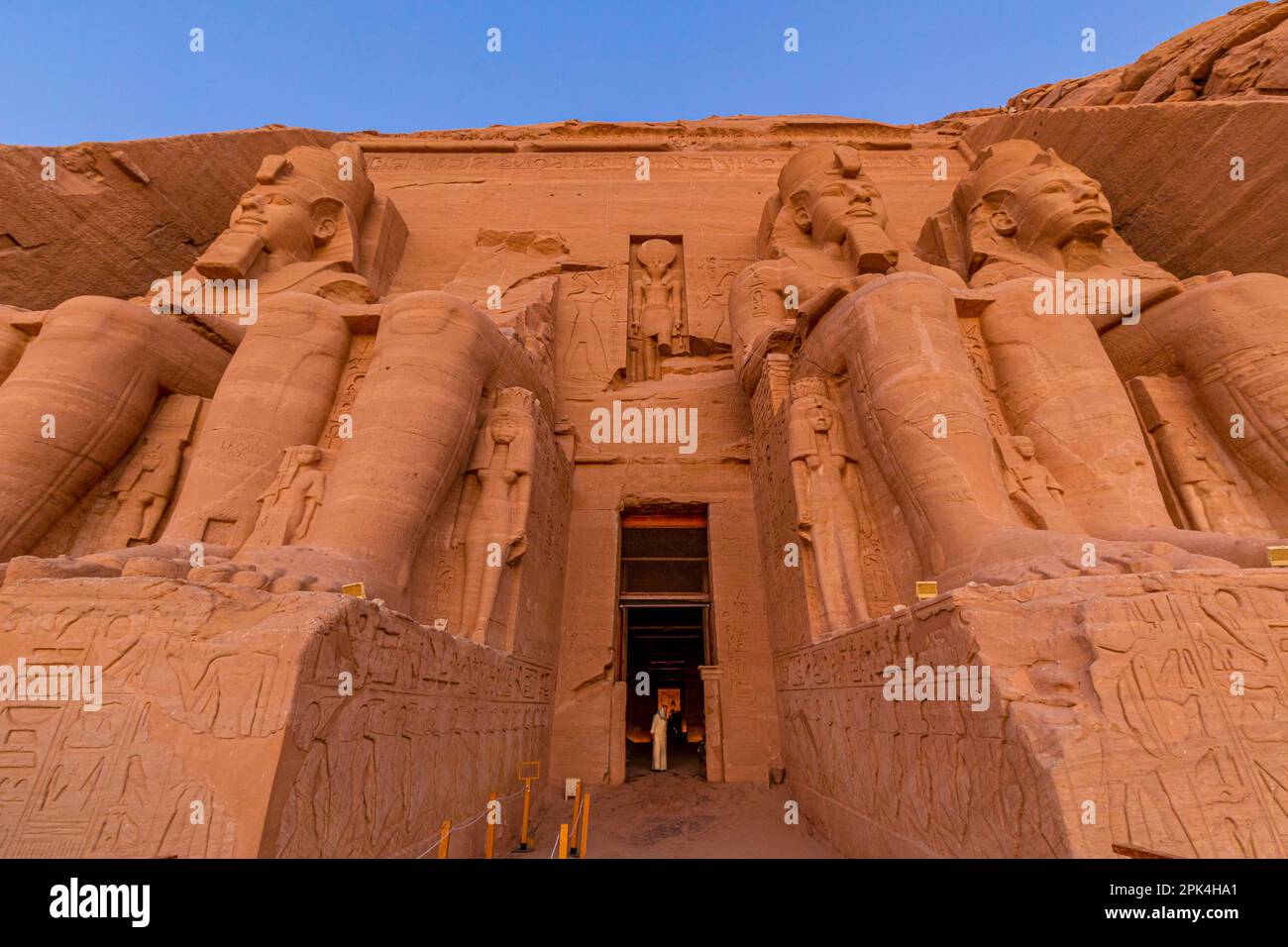 The Great Temple of Ramesses ll, Abu Simbel, Egypt, North East Africa Stock Photo
