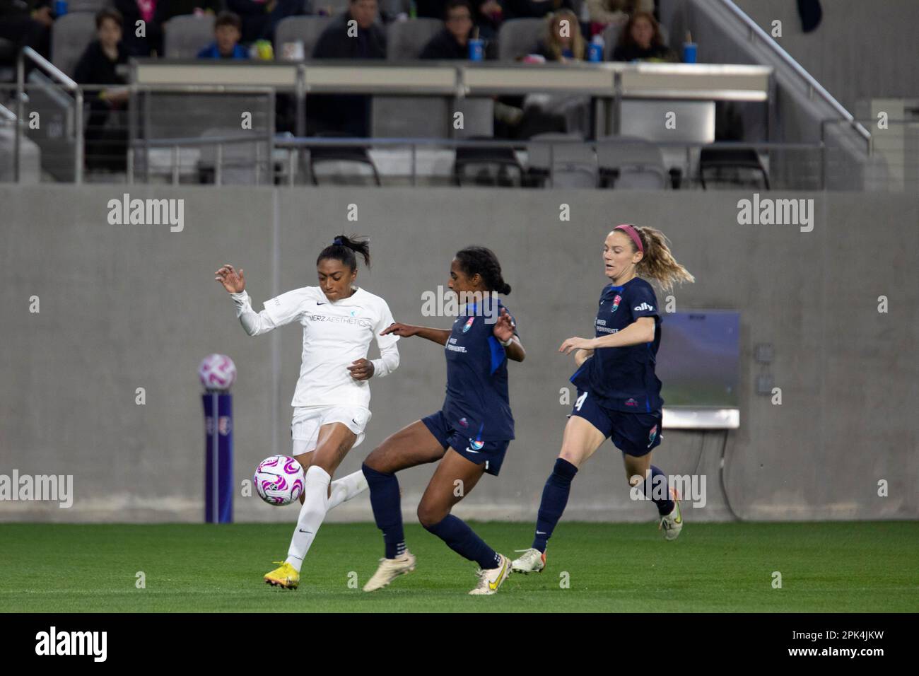 SAN DIEGO, CA APRIL 01 during the NWSL match between the San Diego Wave FC and the North