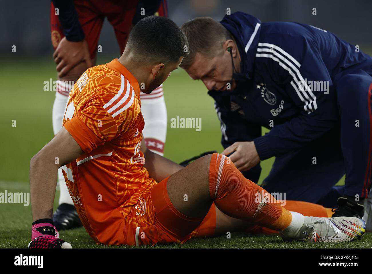 ROTTERDAM - Ajax goalkeeper Geronimo Rulli during the Semifinal of the ...