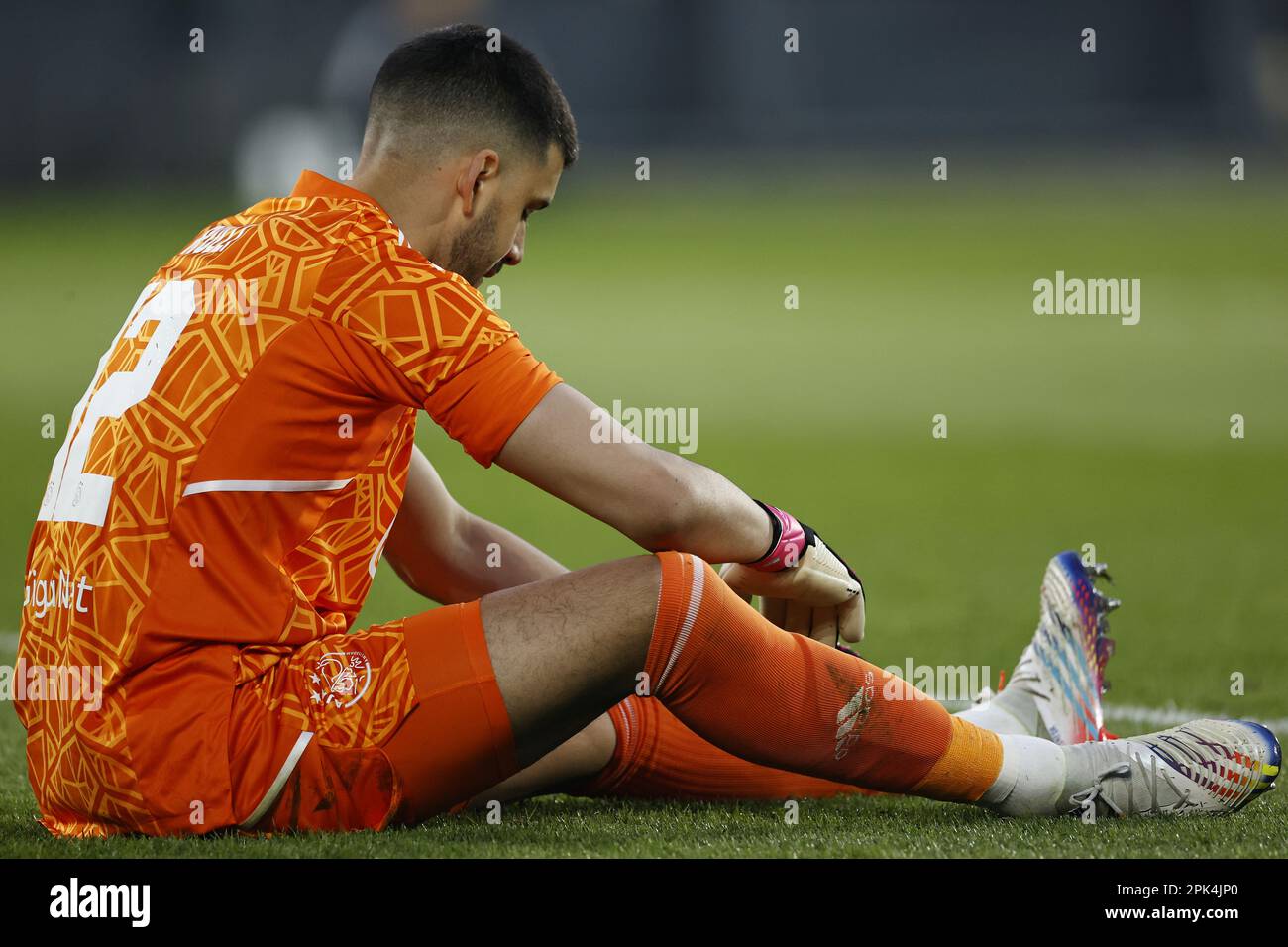 ROTTERDAM - Ajax goalkeeper Geronimo Rulli during the Semifinal of the ...