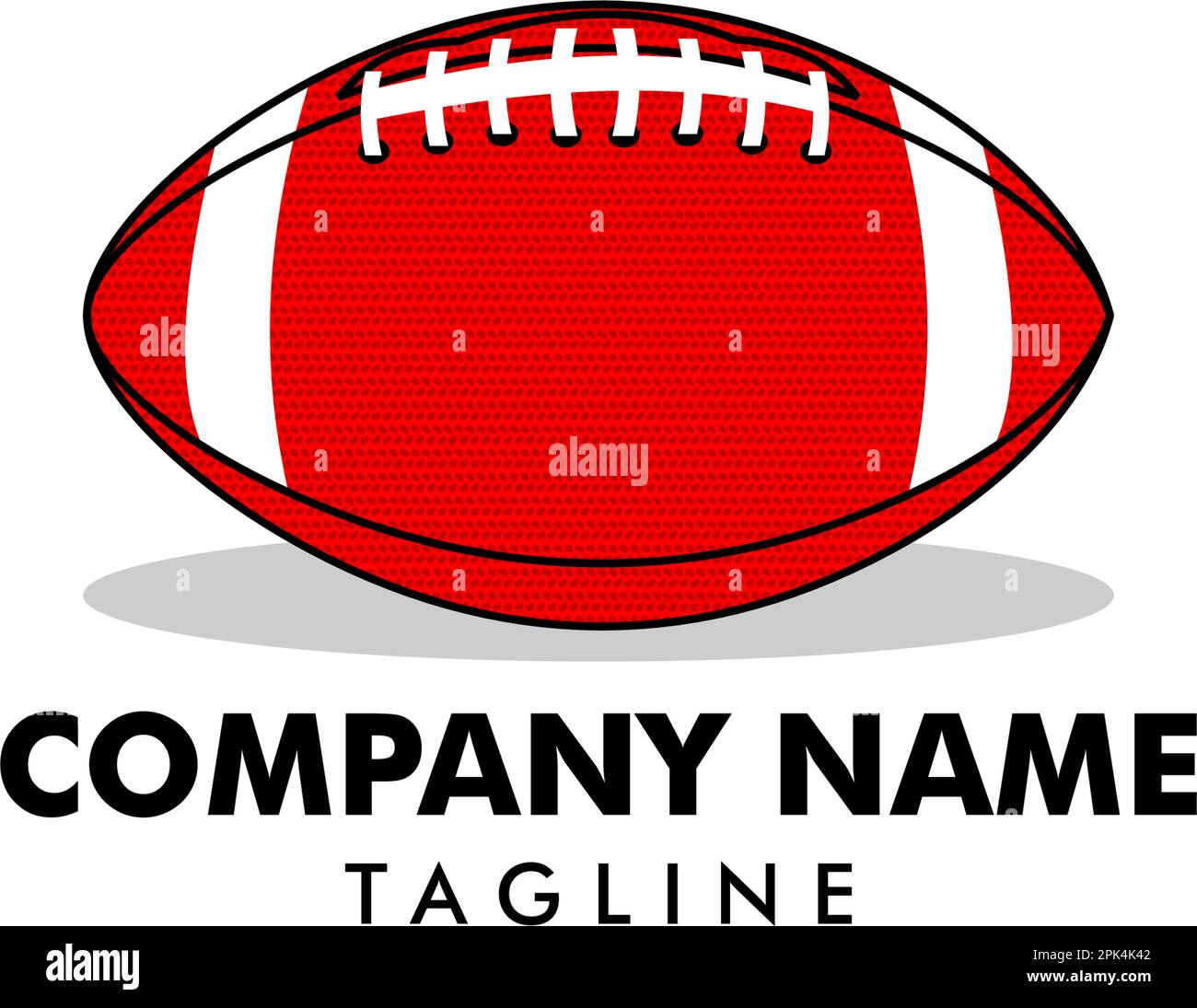Rugby sport ball logo vector Stock Vector Image & Art Alamy