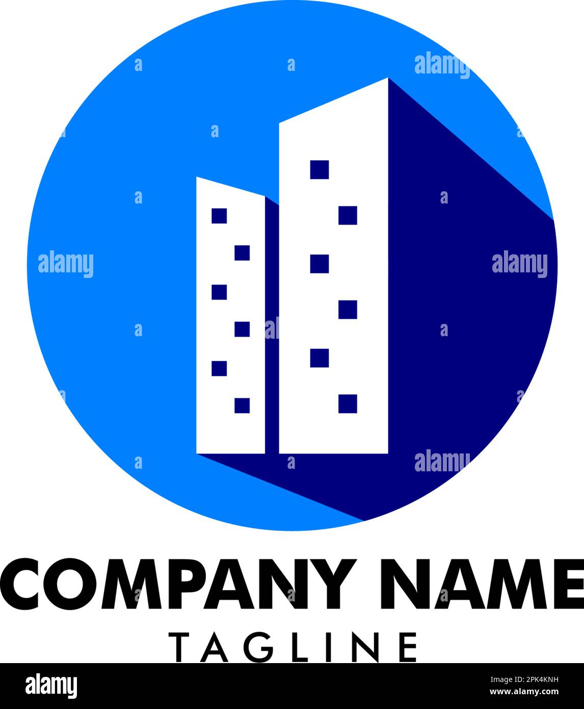 Real Estate Apartment Skyscraper Logo Vector Icon Stock Vector Image ...