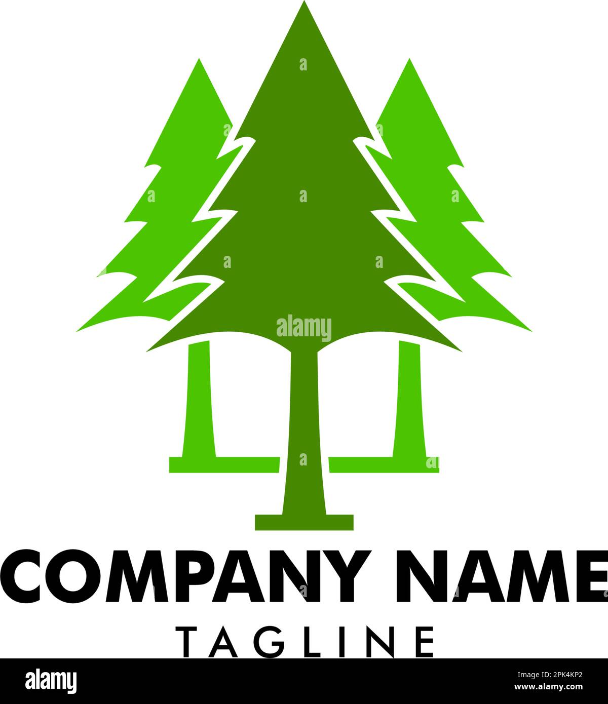 Pine Tree Logo Design Inspiration Stock Vector Image & Art - Alamy