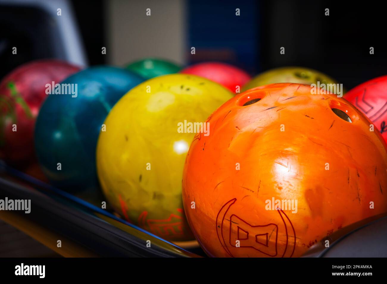 Bowling balls in rack hires stock photography and images Alamy
