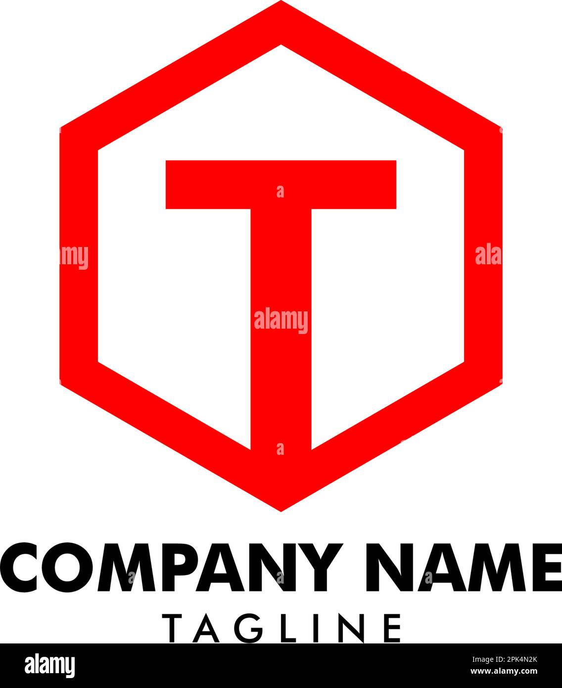 Initial Letter T Logo Template Design Stock Vector Image & Art - Alamy