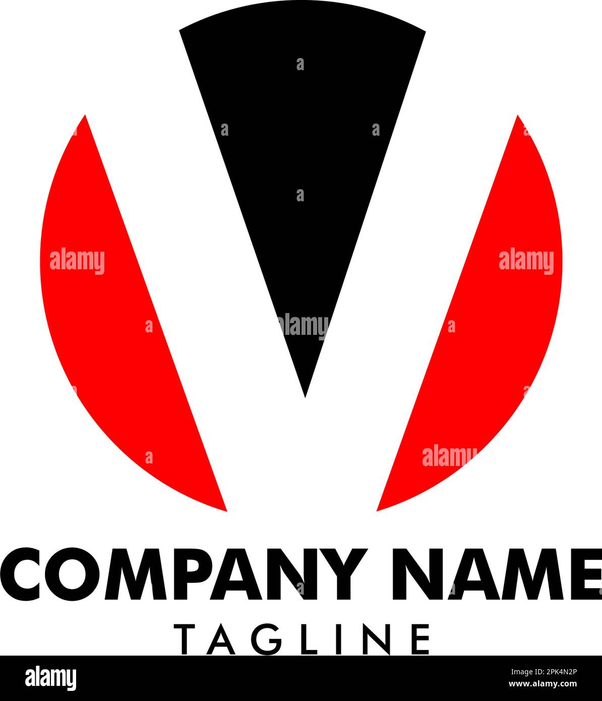 Initial Letter V Logo Template Design Stock Vector Image & Art - Alamy