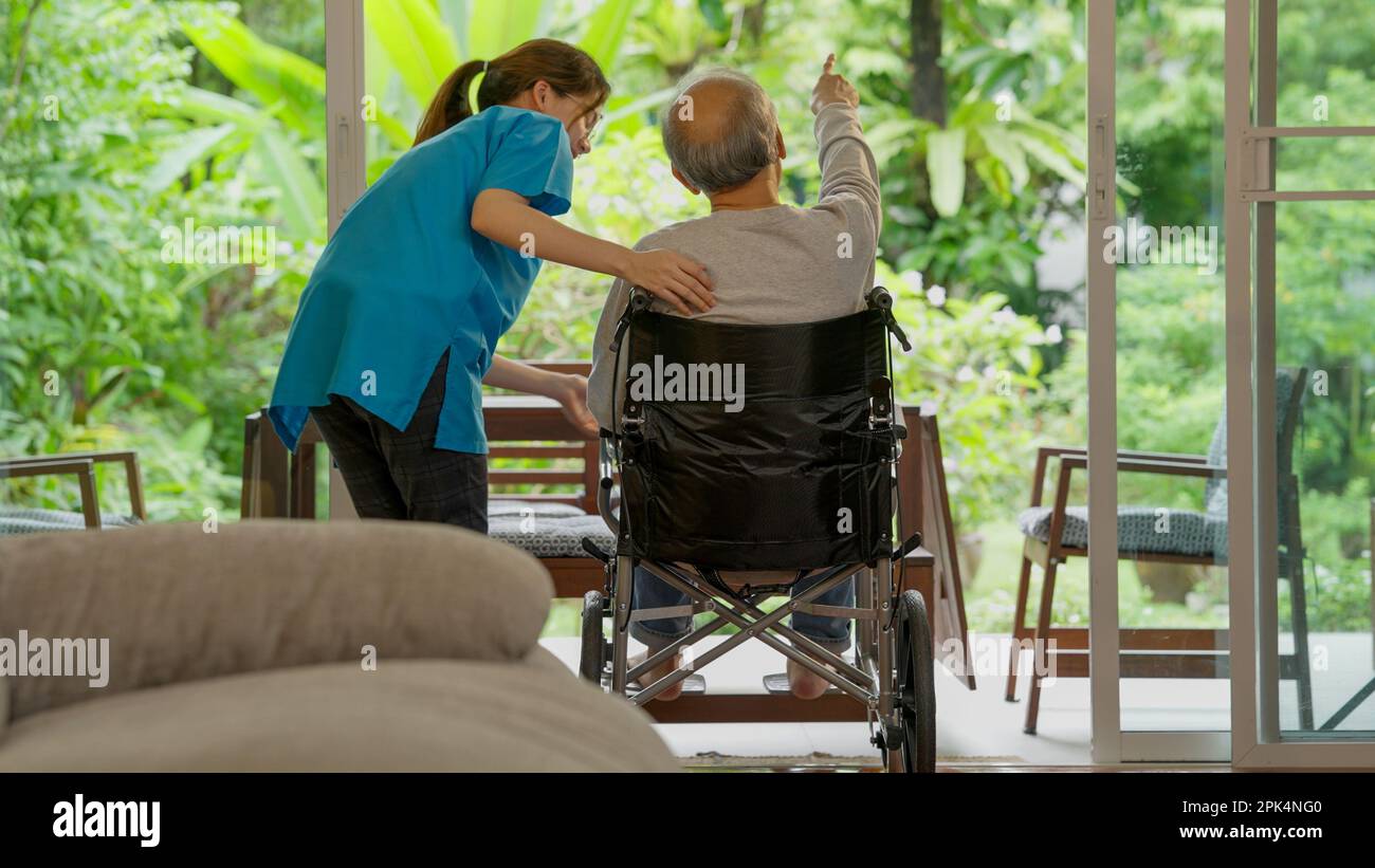 Elderly patient trying stand hi-res stock photography and images - Alamy