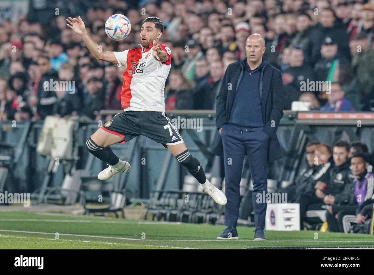 ROTTERDAM, 5-4-2023, Stadium de Kuip, Dutch eredivisie cup, 2022/2023,  Feyenoord - Ajax (cup), KNVB beker (Photo by Pro Shots/Sipa USA) Credit:  Sipa US/Alamy Live News Stock Photo - Alamy