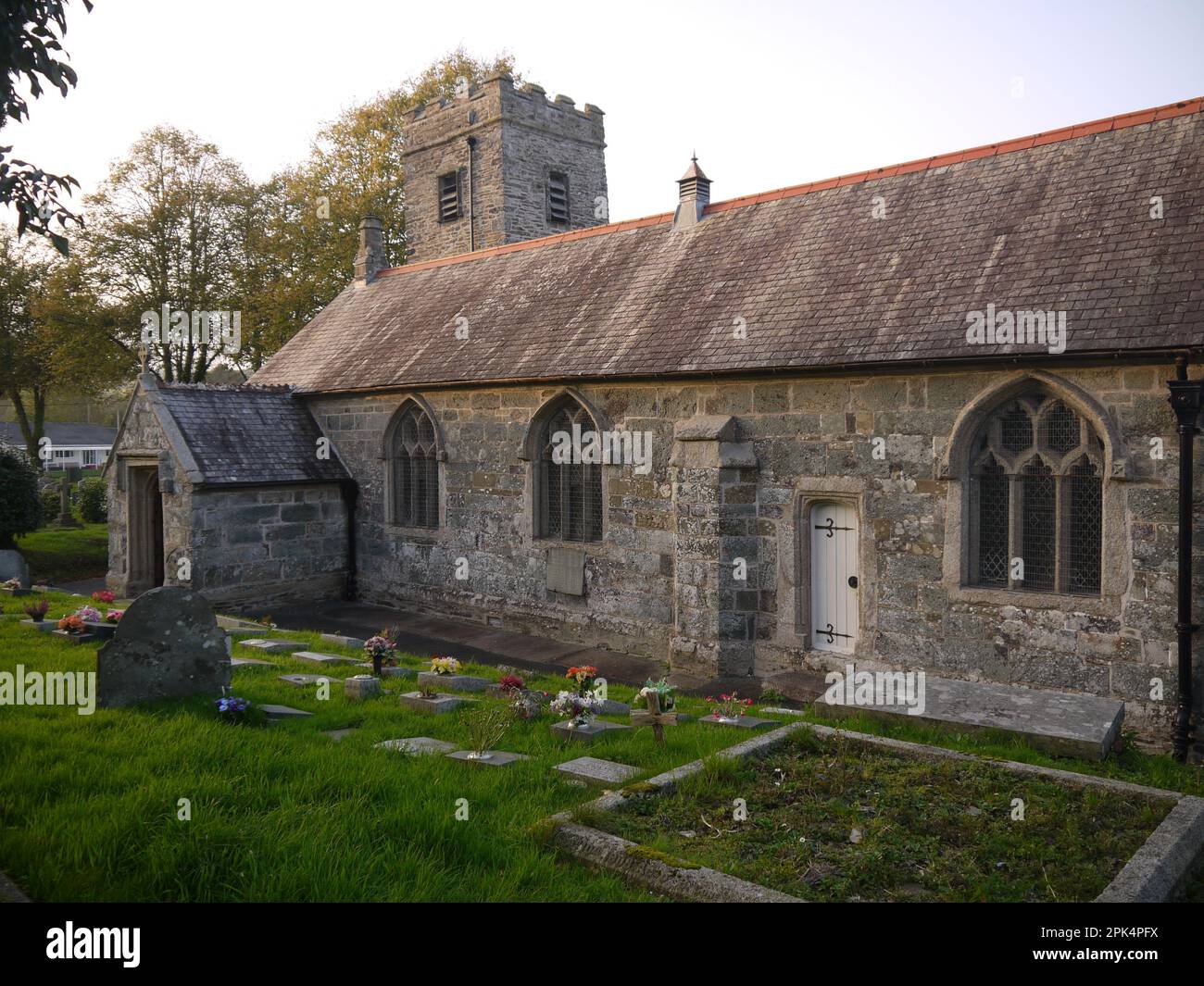 St Thomas the Apostle church, Launceston, Cornwall (Sen Tommos Lannstefan) Stock Photo