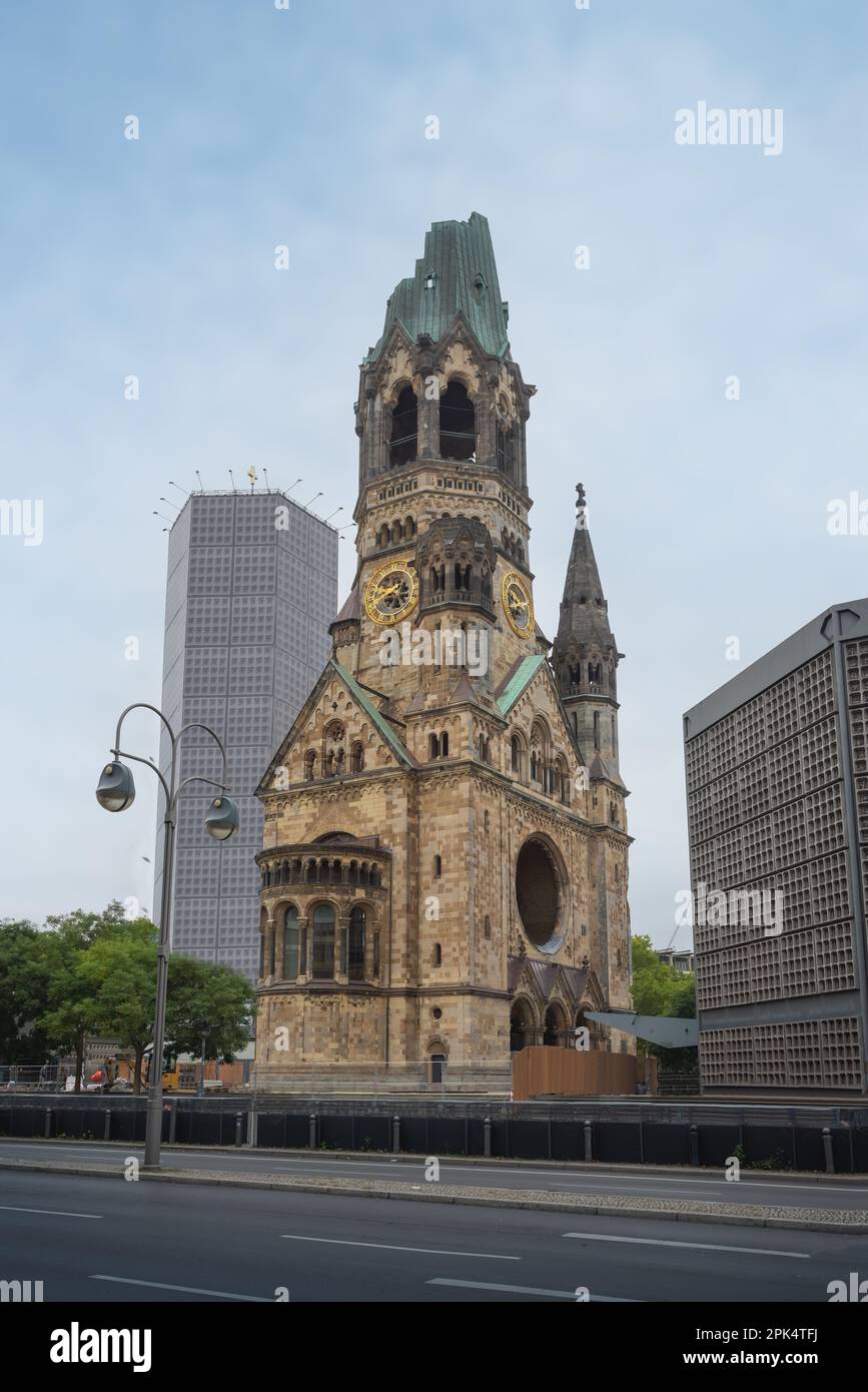 Kaiser Wilhelm Memorial Church - Berlin, Germany Stock Photo