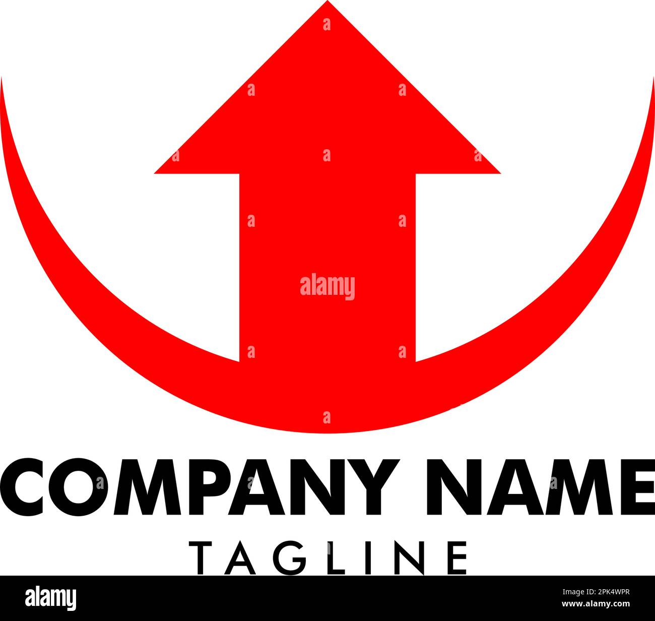 Arrow Up Logo Vector Template Design Stock Vector Image & Art Alamy