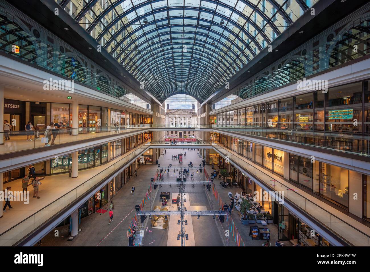 Mall of Berlin and Bundesrat - Berlin, Germany Stock Photo