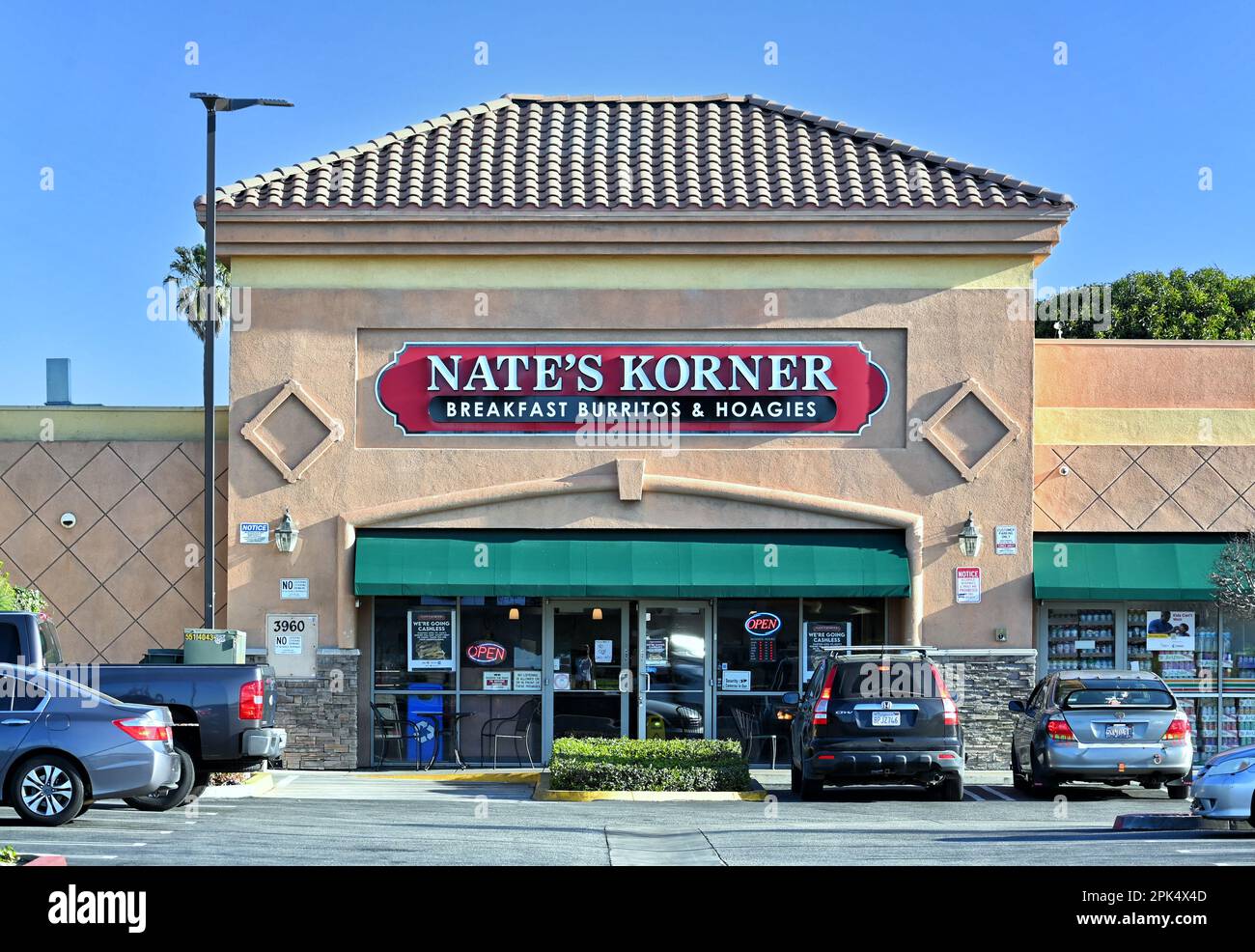 SANTA ANA, CALIFORNIA 4 APR 2023 Nate's Korner Breakfast Burritos and