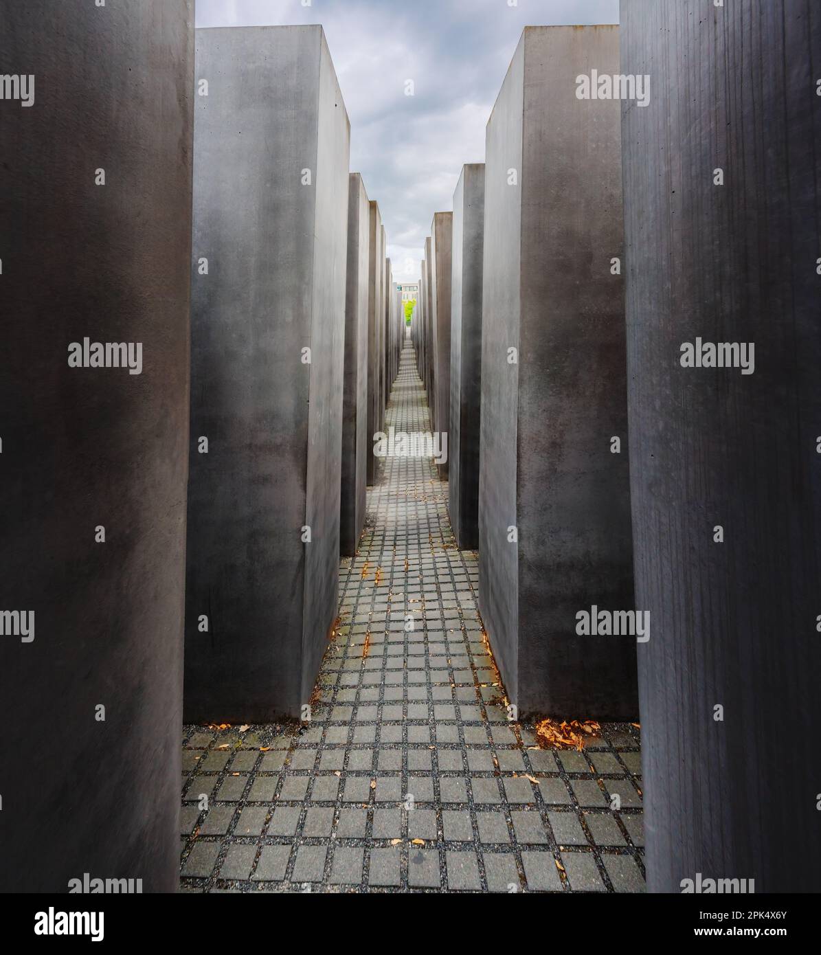 Memorial to the Murdered Jews of Europe - Berlin, Germany Stock Photo