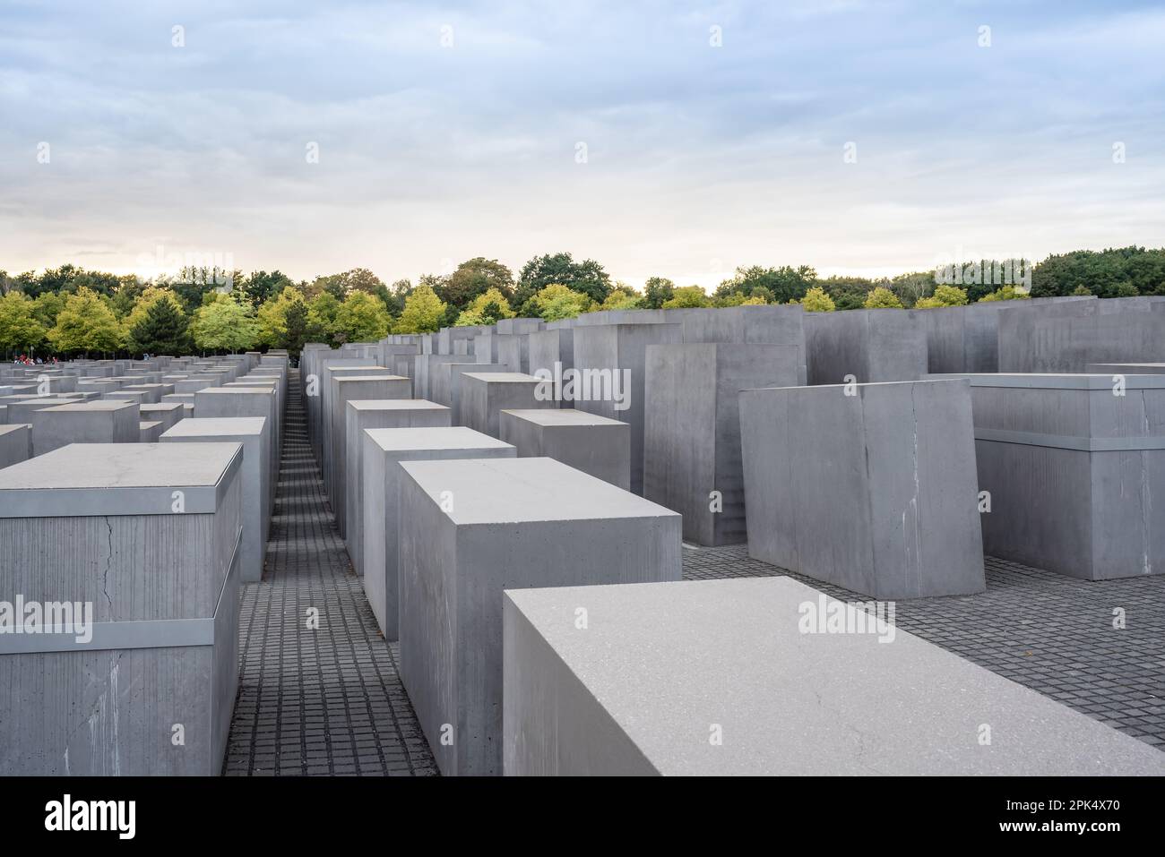 Memorial to the Murdered Jews of Europe - Berlin, Germany Stock Photo