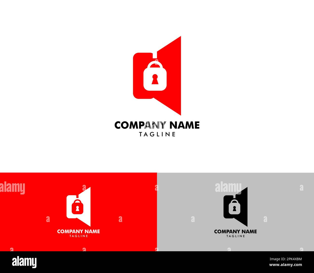 Audio Speaker Lock Icon Logo Design Element Stock Vector Image & Art ...