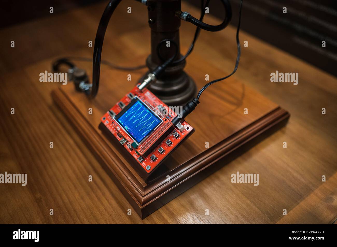 Model of the mechanical oscillator. 'Nikola Tesla, the genius of modern