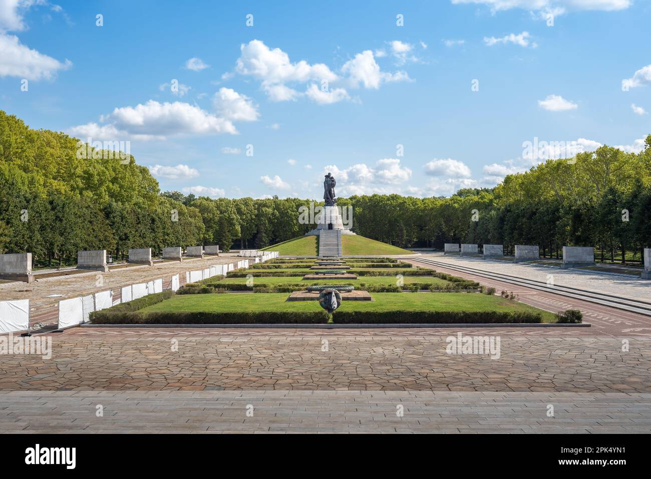 Soviet War Memorial at Treptower Park - Berlin, Germany Stock Photo