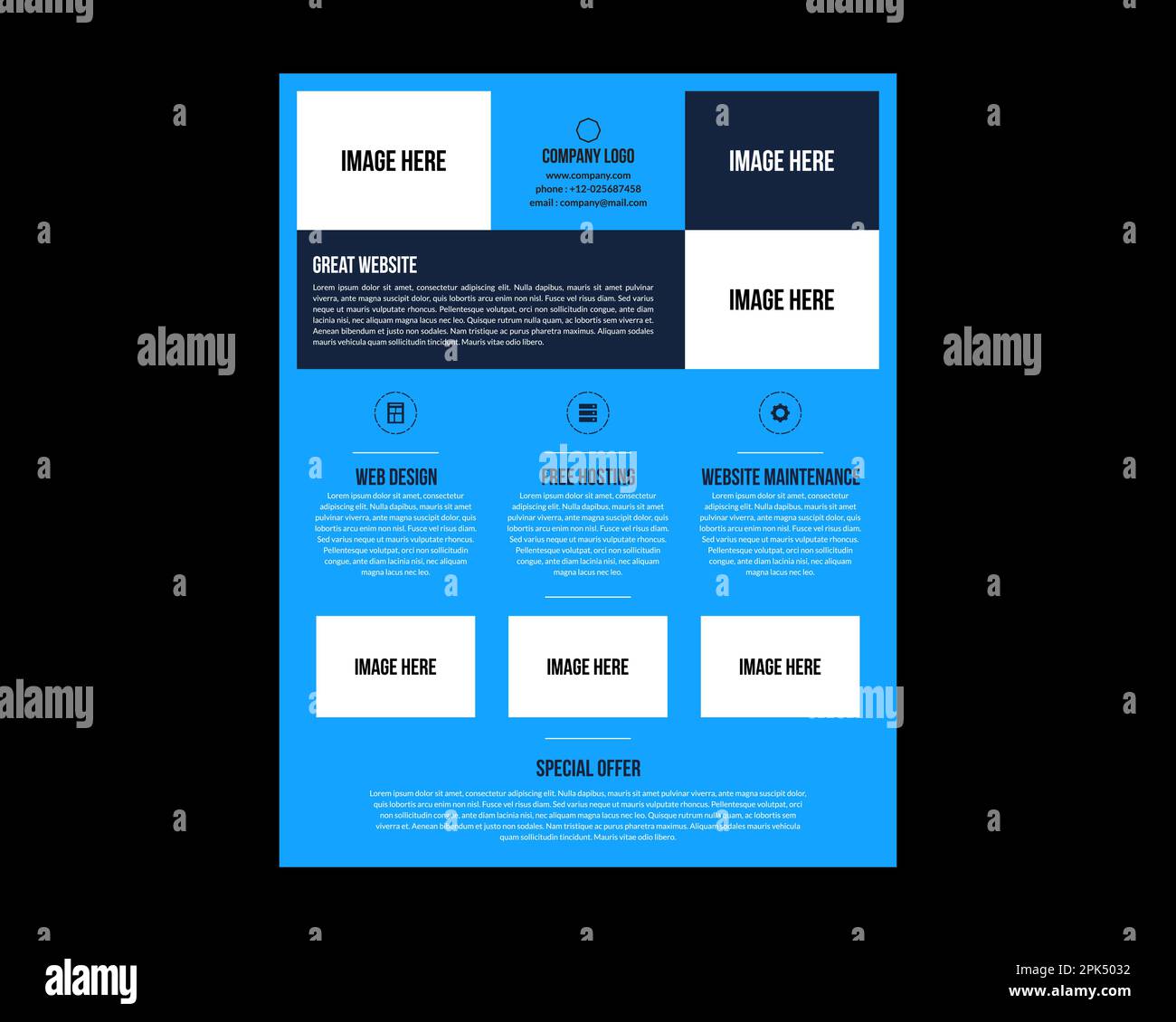 Layout Inserrt Layout Ad Vector Brochure Flyer Design Layout Template Stock Vector Image & Art ...