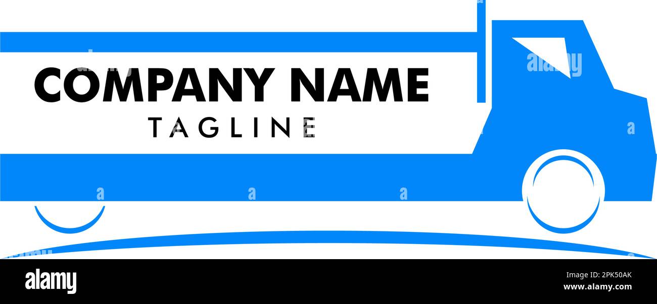 Truck Delivery Cargo Logo Design Vector Template Stock Vector Image ...