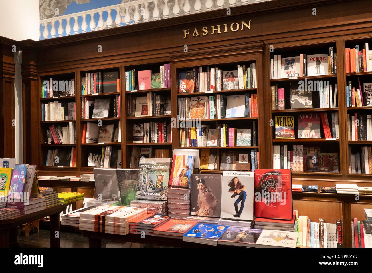 Rizzoli Bookstore is located on Broadway in the upscale neighborhood of NoMad, 2023, New York