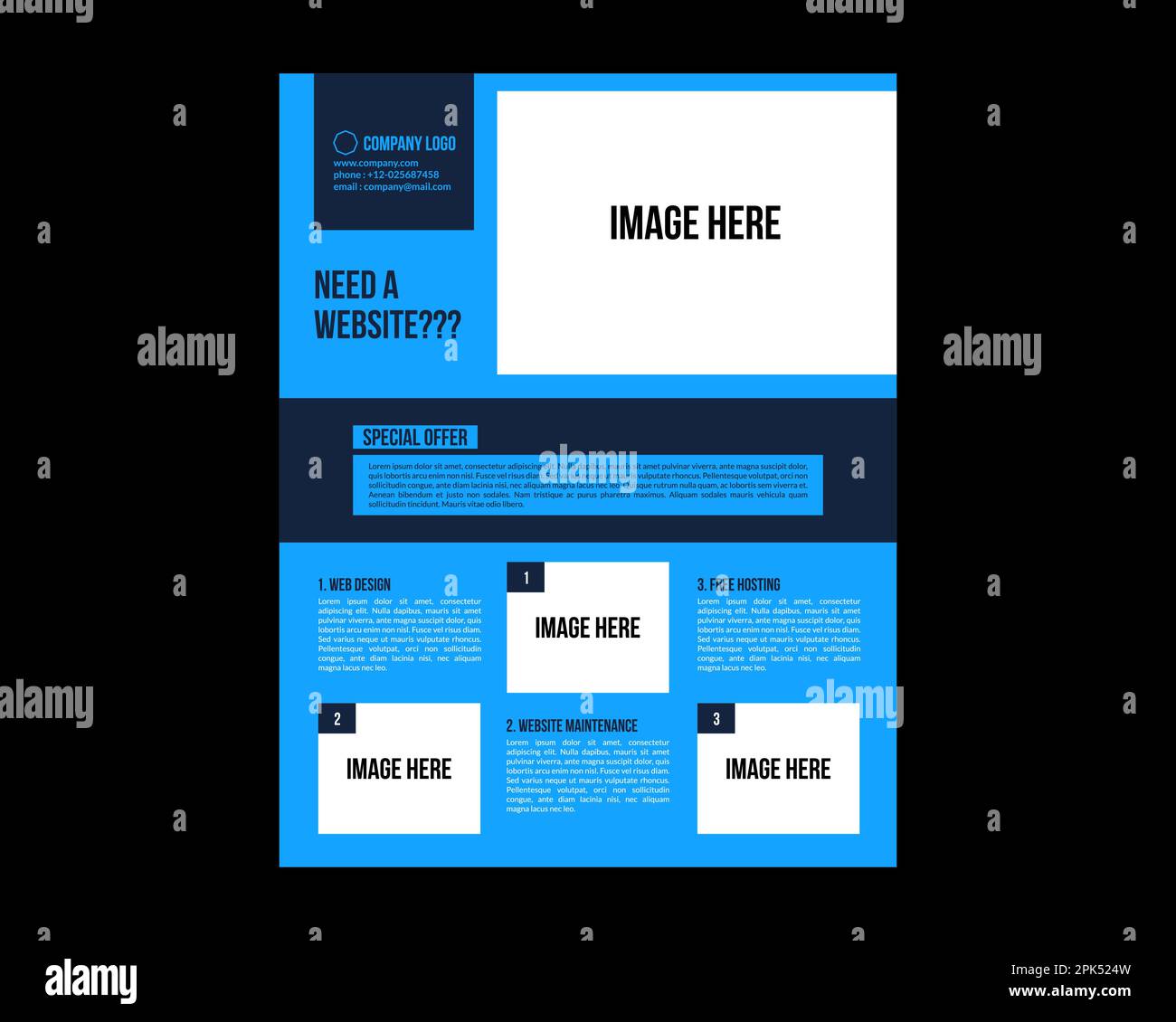 Layout Inserrt Layout Ad Vector Brochure Flyer Design Layout Template Stock Vector Image & Art ...