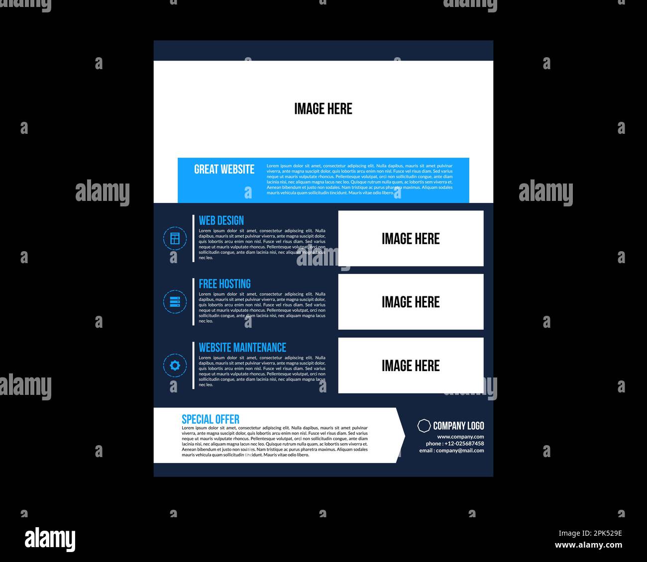 Layout Inserrt Layout Ad Vector Brochure Flyer Design Layout Template Stock Vector Image & Art ...