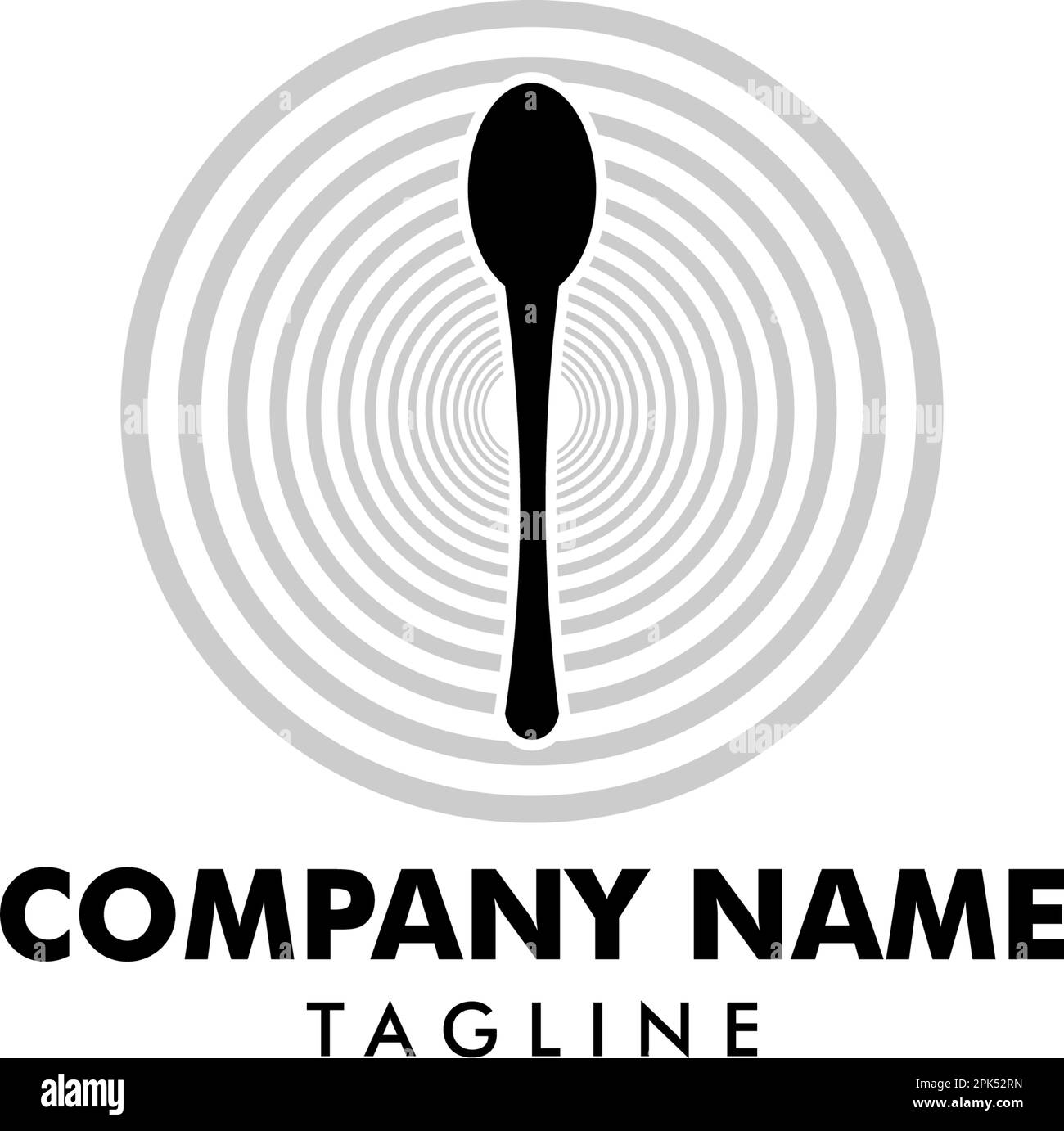 Spoon icon vector logo illustration Stock Vector Image & Art - Alamy