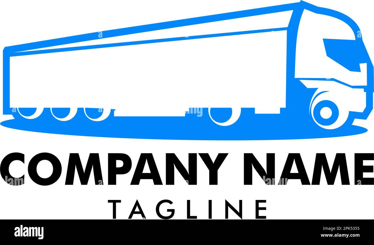Truck Delivery Cargo Logo Design Vector Template Stock Vector Image ...