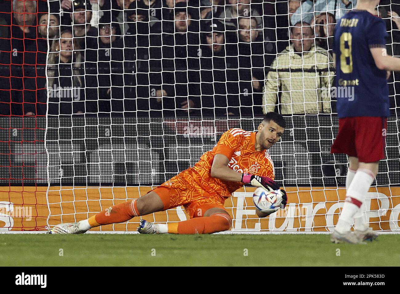 ROTTERDAM - Ajax goalkeeper Geronimo Rulli during the Semifinal of the ...
