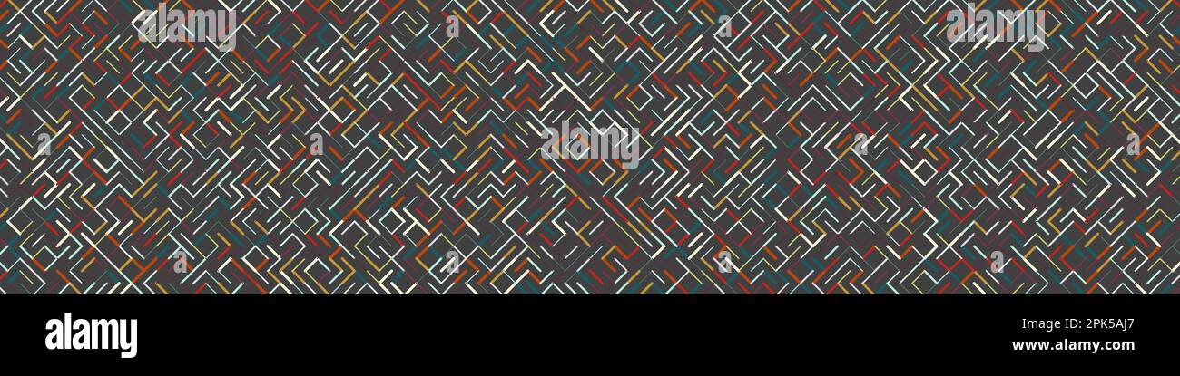 Color rotated lines background generative pattern illustration Stock Vector