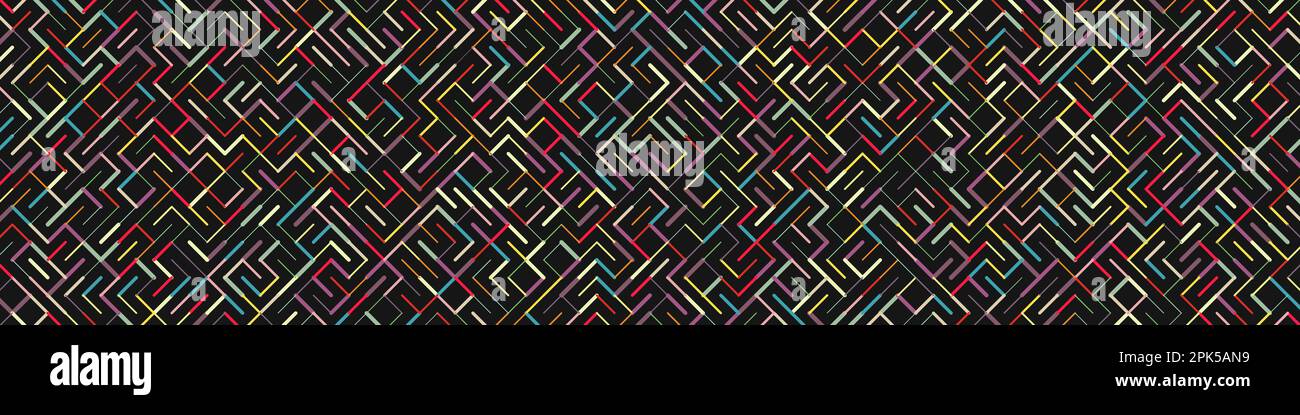 Color rotated lines background generative pattern illustration Stock Vector