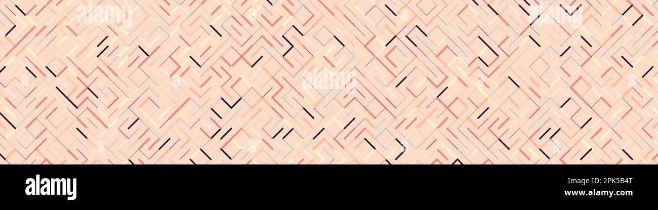Color rotated lines background generative pattern illustration Stock Vector