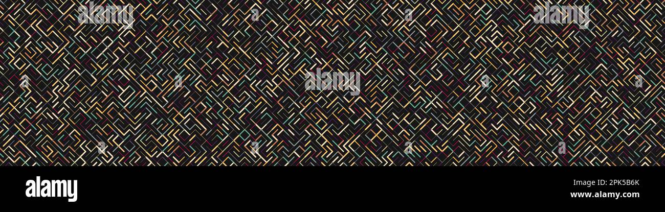Color rotated lines background generative pattern illustration Stock Vector