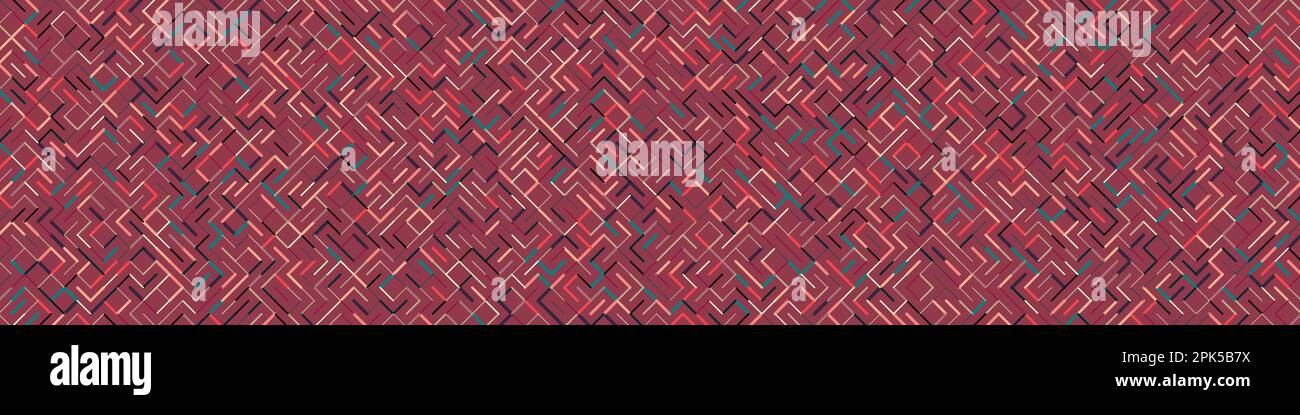 Color rotated lines background generative pattern illustration Stock Vector