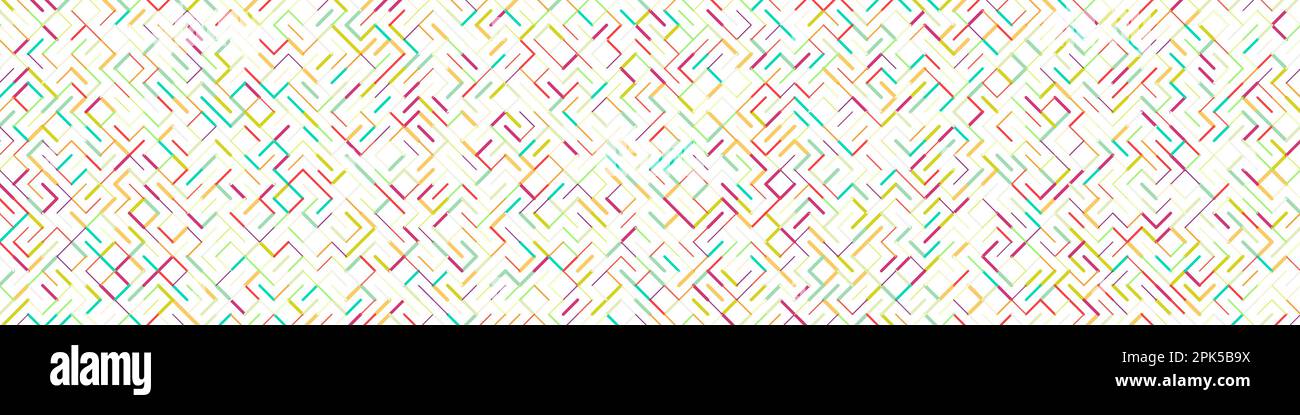 Color rotated lines background generative pattern illustration Stock Vector