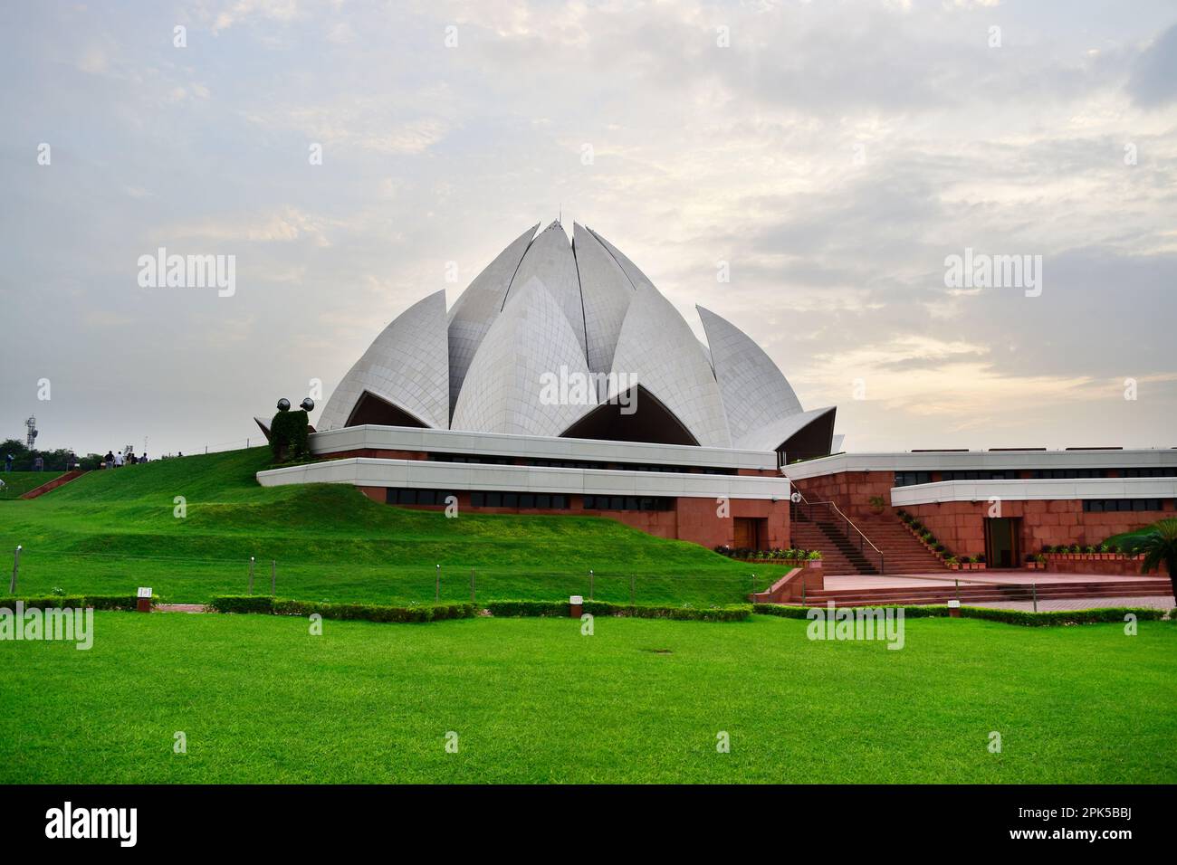 Beautiful view of lotus temple located at new delhi, india Stock Photo ...