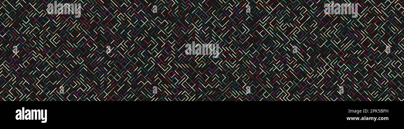 Color rotated lines background generative pattern illustration Stock Vector
