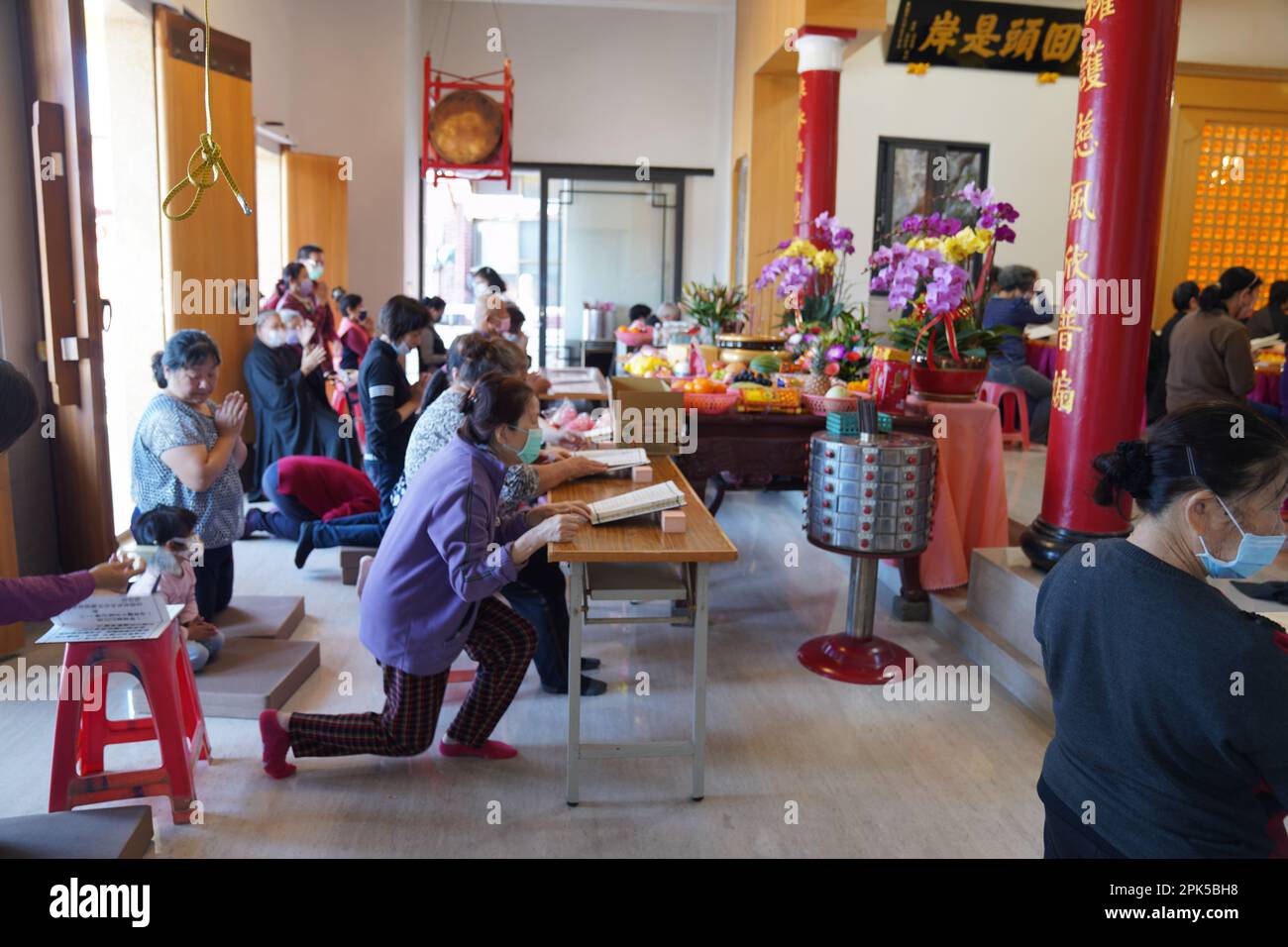 Temple in Hengchun city Stock Photo