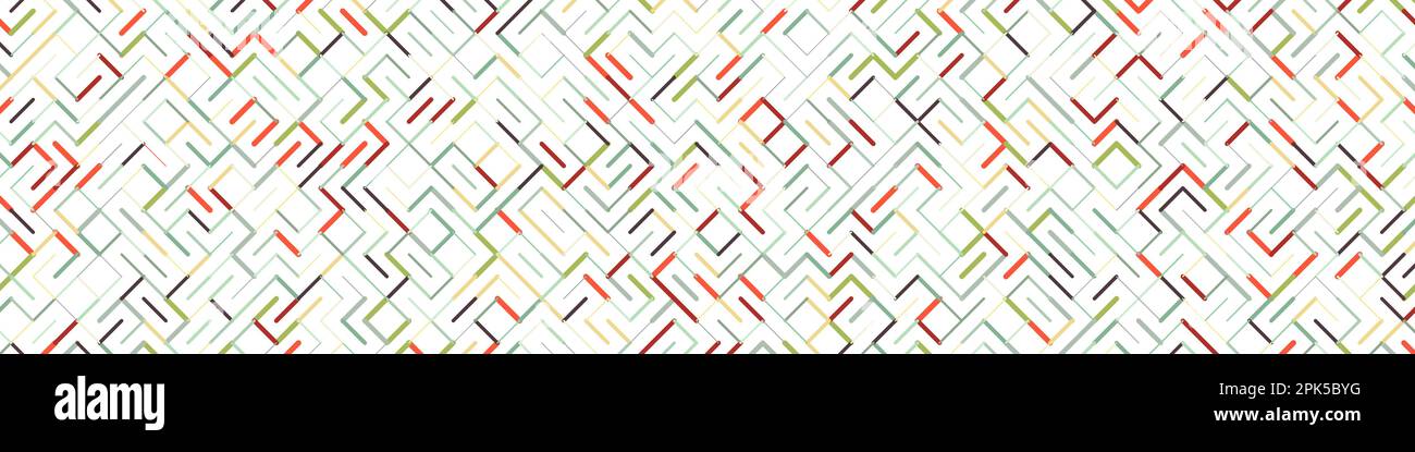 Color rotated lines background generative pattern illustration Stock Vector