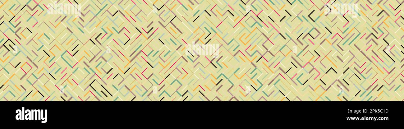 Color rotated lines background generative pattern illustration Stock Vector