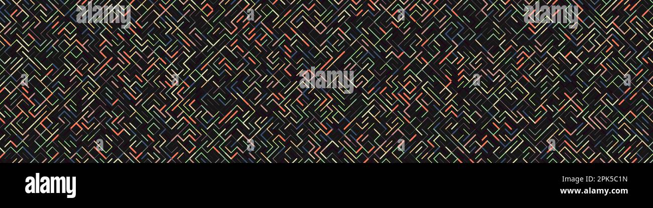 Color rotated lines background generative pattern illustration Stock Vector