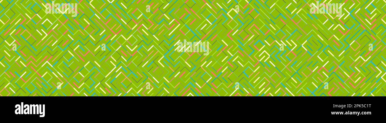 Color rotated lines background generative pattern illustration Stock Vector