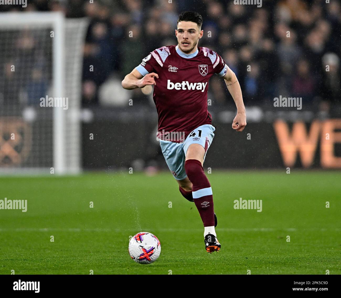 London, UK. 5th Apr, 2023. Declan Rice (West Ham) during the West Ham 