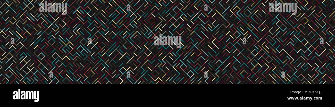 Color rotated lines background generative pattern illustration Stock Vector