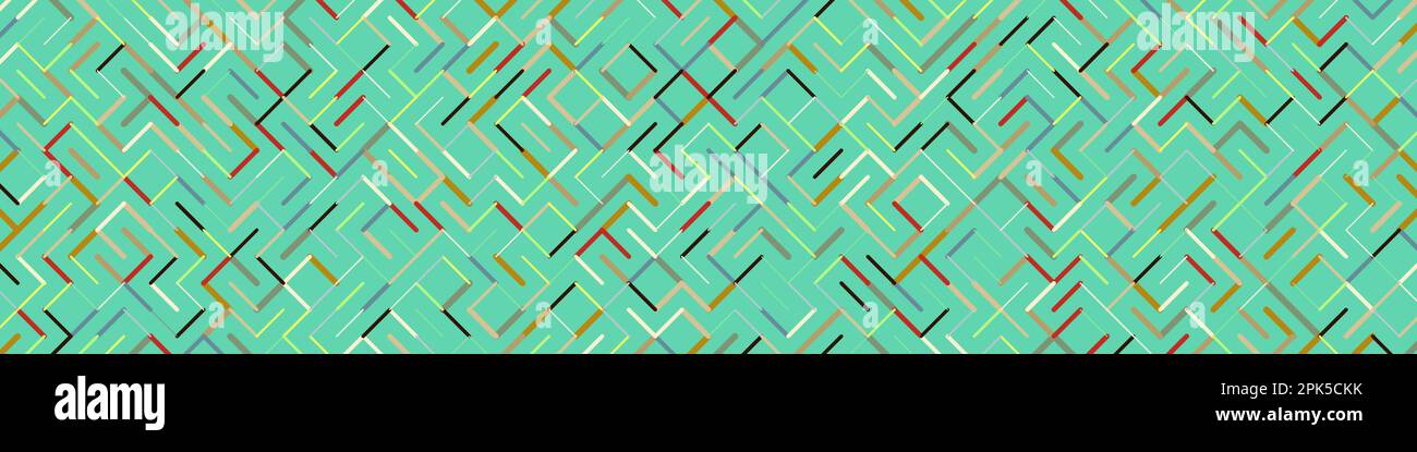 Color rotated lines background generative pattern illustration Stock Vector