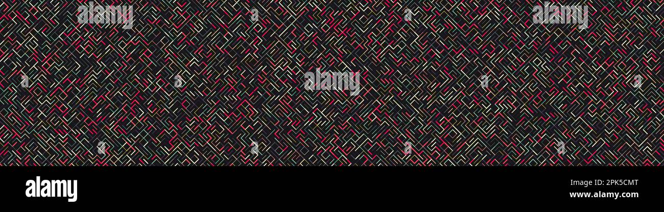 Color rotated lines background generative pattern illustration Stock Vector