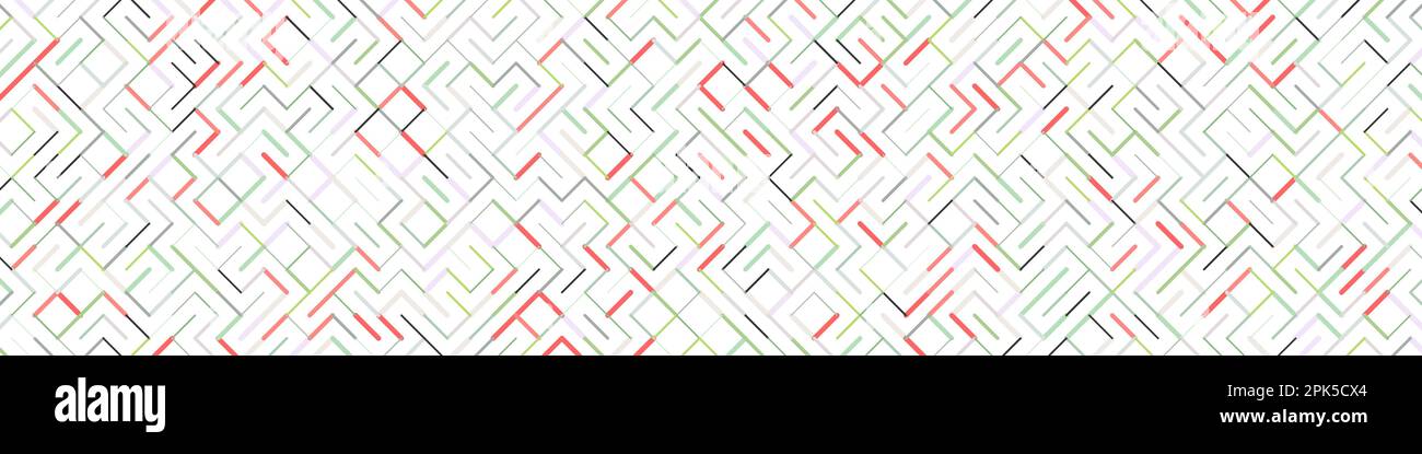 Color rotated lines background generative pattern illustration Stock Vector